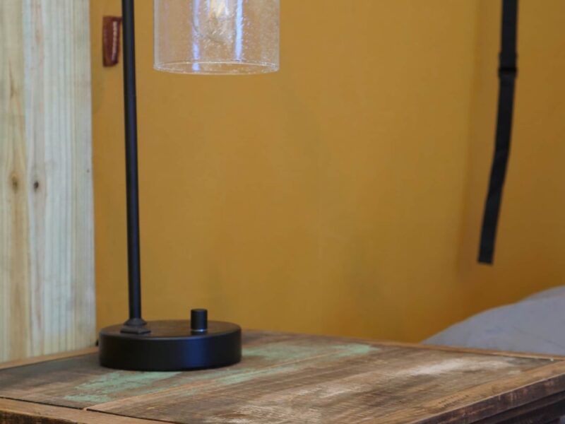 Glamping: Furnished Queen Bed Tent w/ A/C